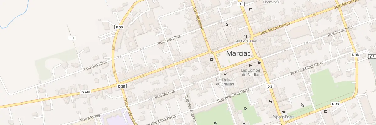 Plan du 9 Rue Saint-Pierre à Marciac