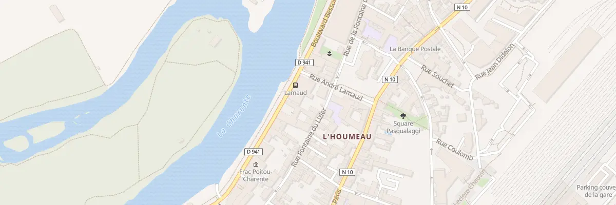 Plan du 45 Bd Besson Bey à Angoulême