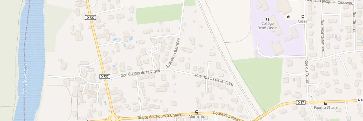 Plan du 24 Rue du Pas de la Vigne à Gond-Pontouvre