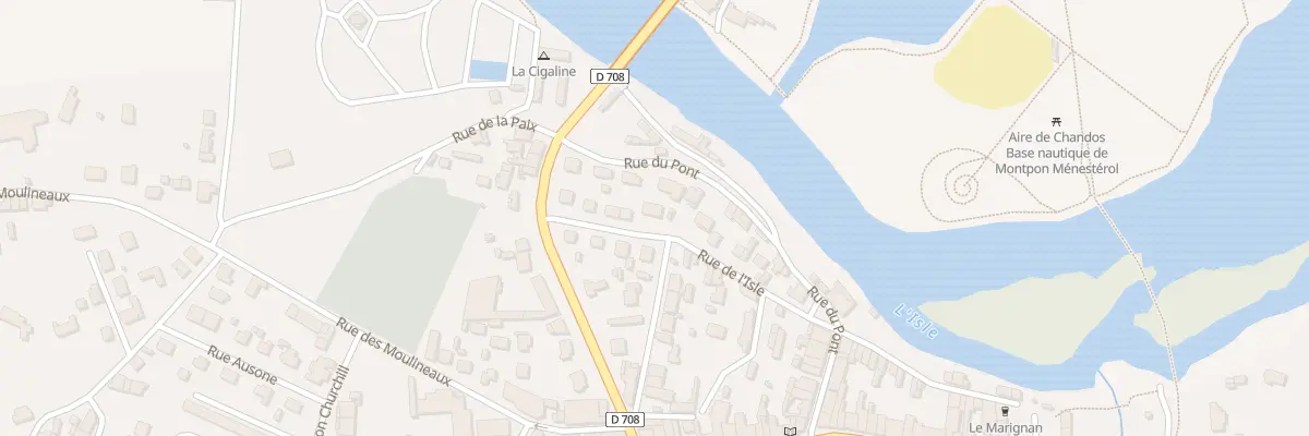 Plan du 2B Rue du Colonel Raynal à Montpon-Ménestérol