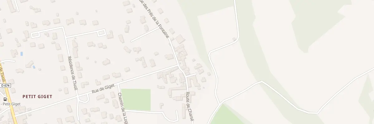 Plan du 1 Rue des Prés de la Fontaine à Vœuil-et-Giget