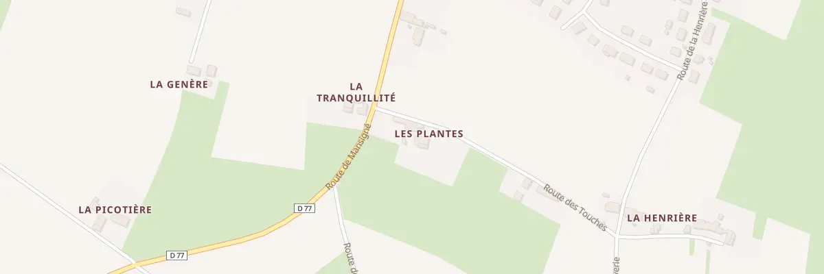 Plan du 5224 Les Plantes à Requeil
