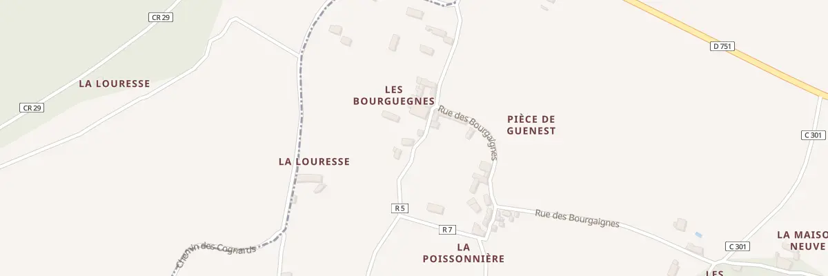 Plan du 2 Imp de la Marelle à Cinais