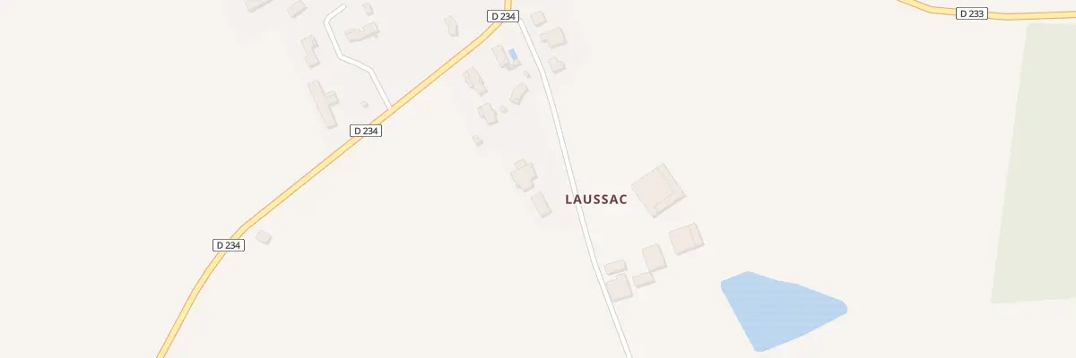 Plan du 4 Rte de Laussac à Landerrouat