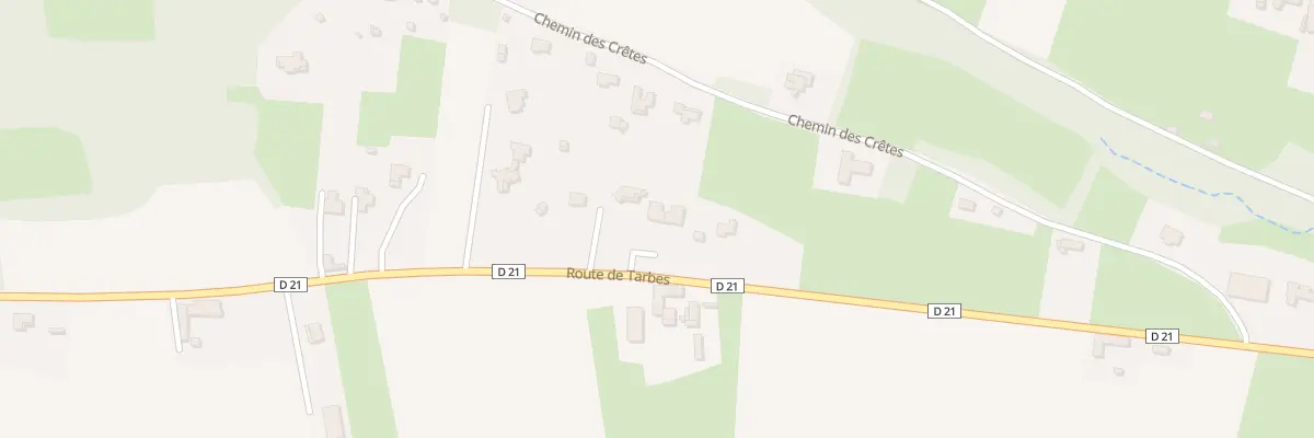 Plan du 18 Rte de Tarbes à Laslades