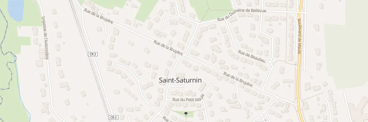 Plan du 43 Rue de la Bruyère à Saint-Saturnin