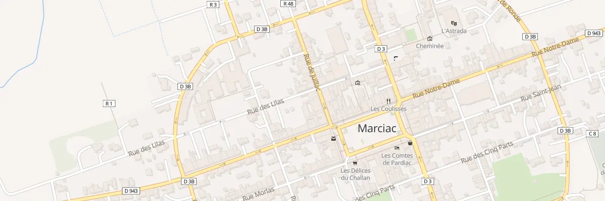 Plan du 9 Rue de Juillac à Marciac