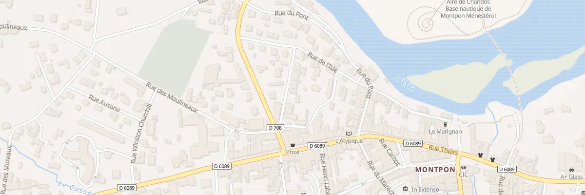 Plan du 13 Rue de l’Isle à Montpon-Ménestérol