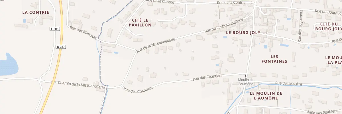 Plan du 23 Rue de la Missonnellerie à Bourgueil