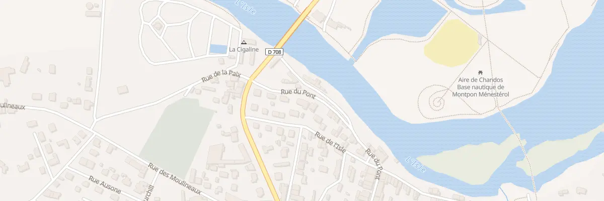 Plan du 22 Rue du Pont à Montpon-Ménestérol