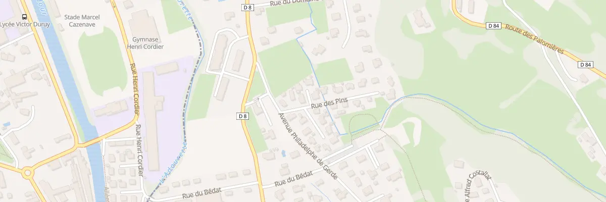 Plan du 5 Rue des Pins à Gerde