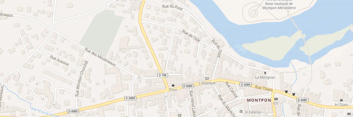 Plan du 11 Rue de l’Isle à Montpon-Ménestérol