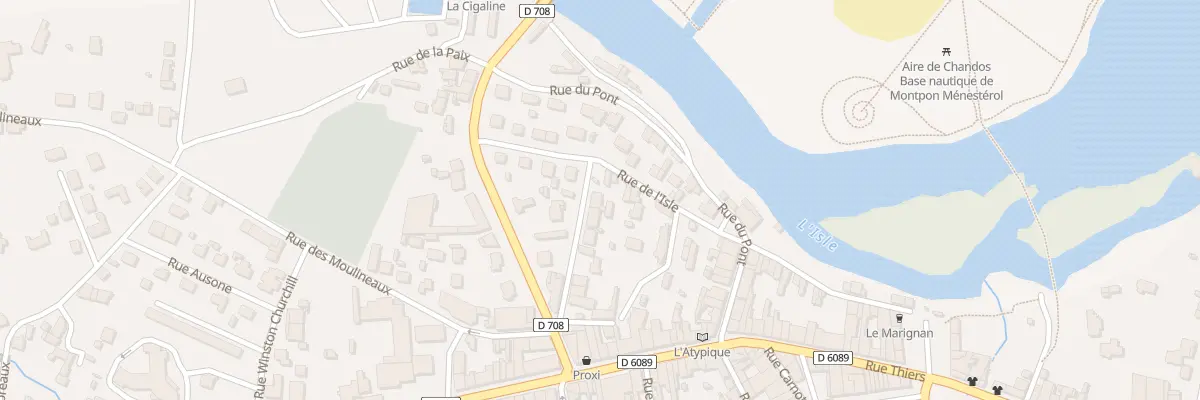 Plan du 21 Rue de l’Isle à Montpon-Ménestérol