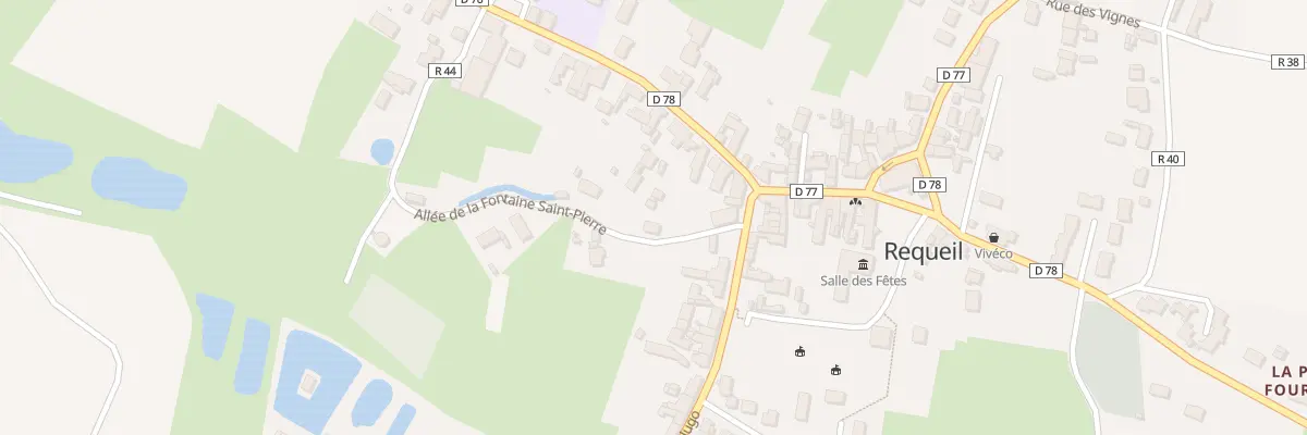 Plan du 3 All de la Fontaine St Pierre à Requeil