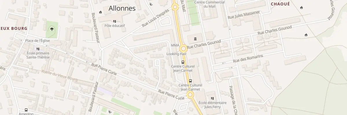 Plan du 49 Rue Honoré de Balzac à Allonnes