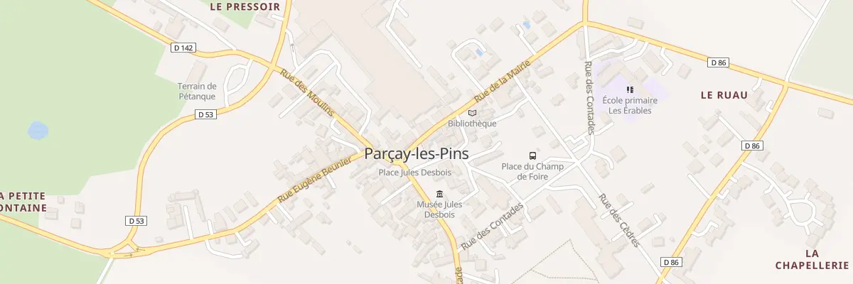 Plan du 5 Pl Jules Desbois à Noyant-Villages