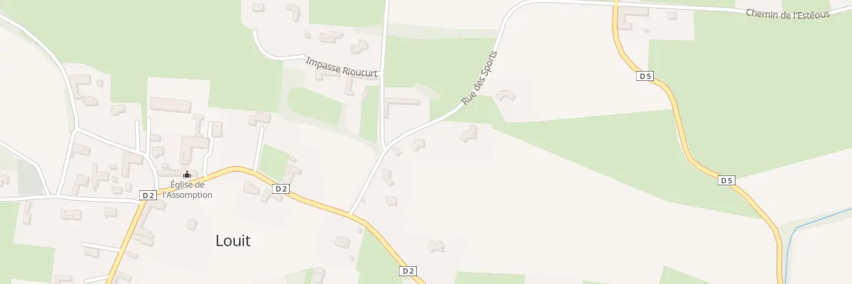 Plan du 15 Rue des Sports à Louit