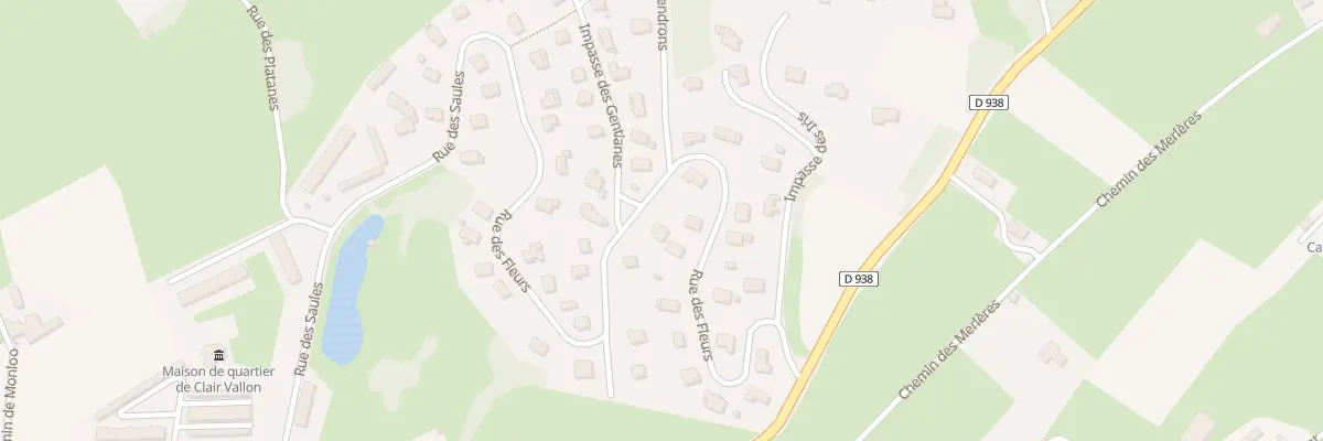 Plan du 28 Rue des Fleurs à Bagnères-de-Bigorre