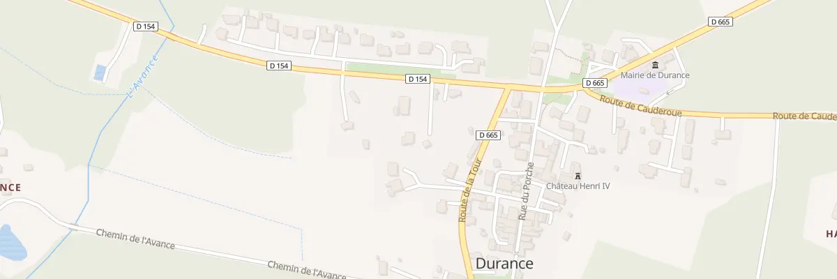 Plan du 70 Le Bourg à Durance