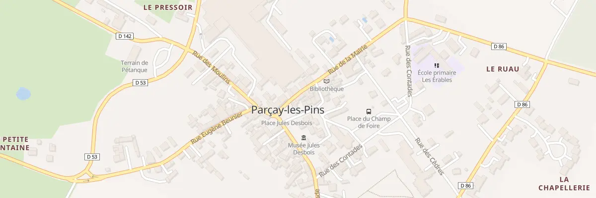 Plan du 3 Pl Jules Desbois à Noyant-Villages