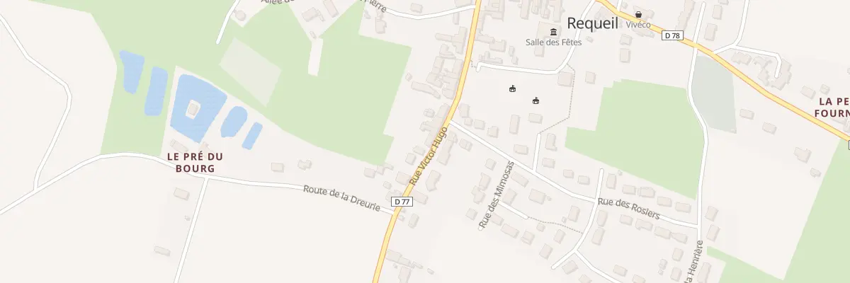 Plan du 22 Rue Victor Hugo à Requeil