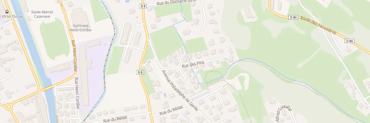 Plan du 9 Rue des Pins à Gerde