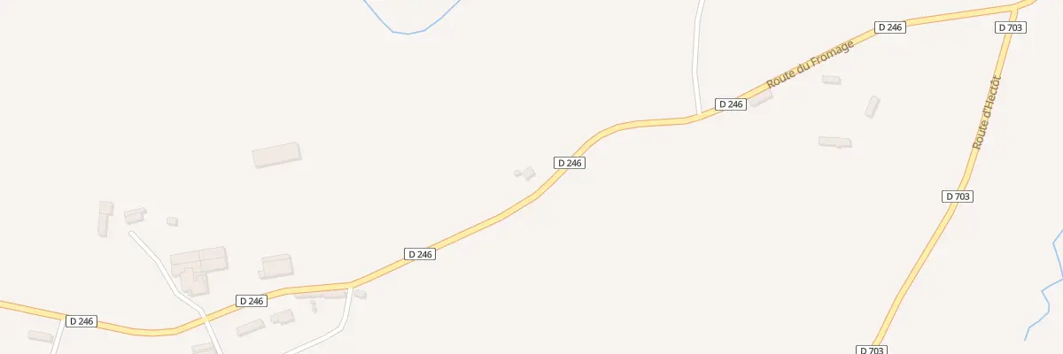 Plan du 74 Le Haut des Friches à Camembert