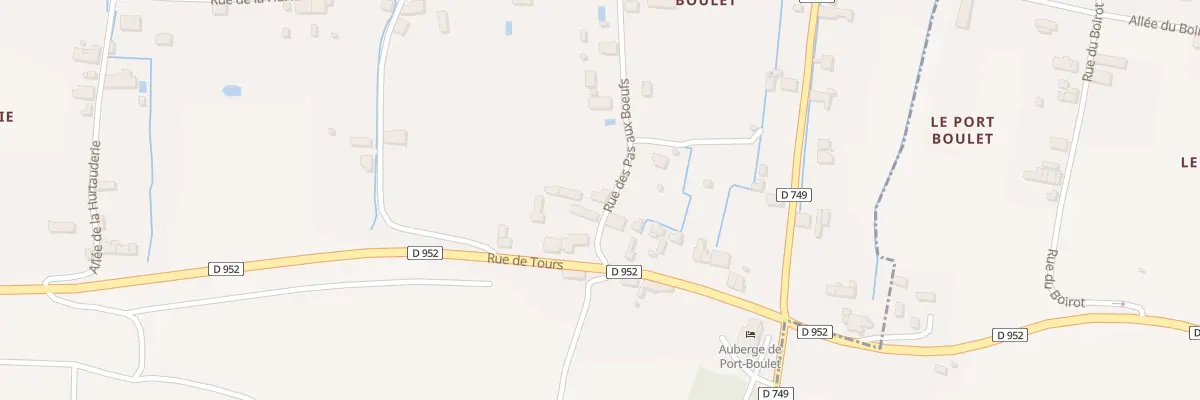 Plan du 7 Rue des Pas aux Boeufs à Chouzé-sur-Loire