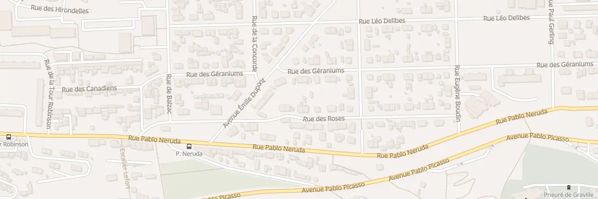Plan du 9 Rue des Roses au Havre