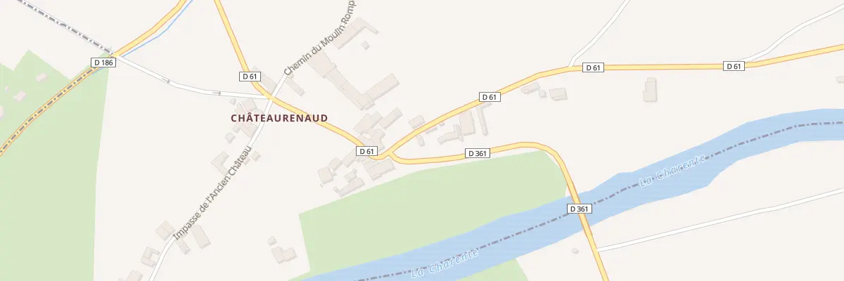 Plan du 6 Rte de Mansle à Fontenille