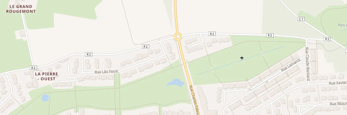 Plan du 5 Rue Léo Ferré au Mans