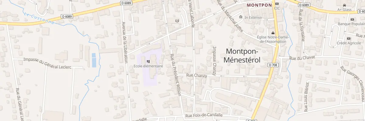 Plan du 26 Rue du Pdt Wilson à Montpon-Ménestérol