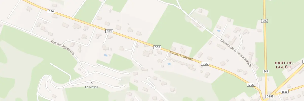Plan du 15 Rte du Mesnil à Bagnères-de-Bigorre