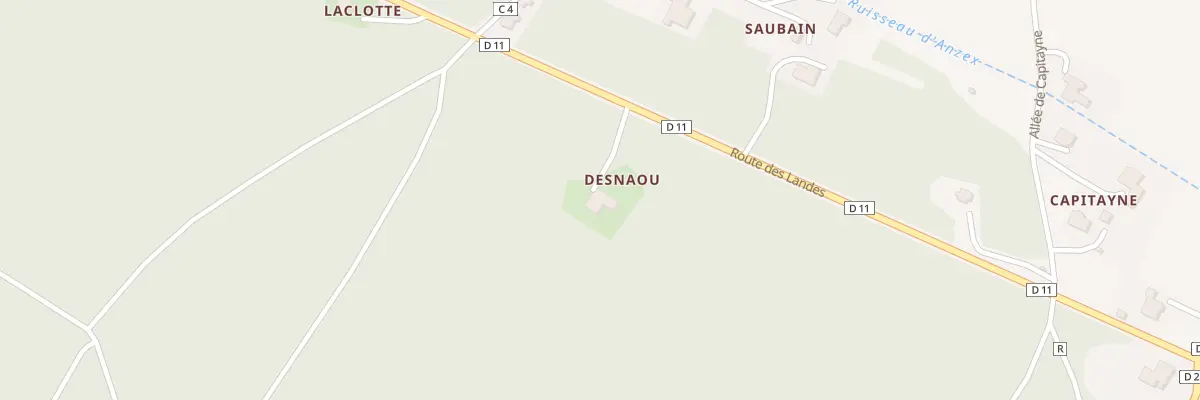 Plan du 39 Desnaou à Anzex