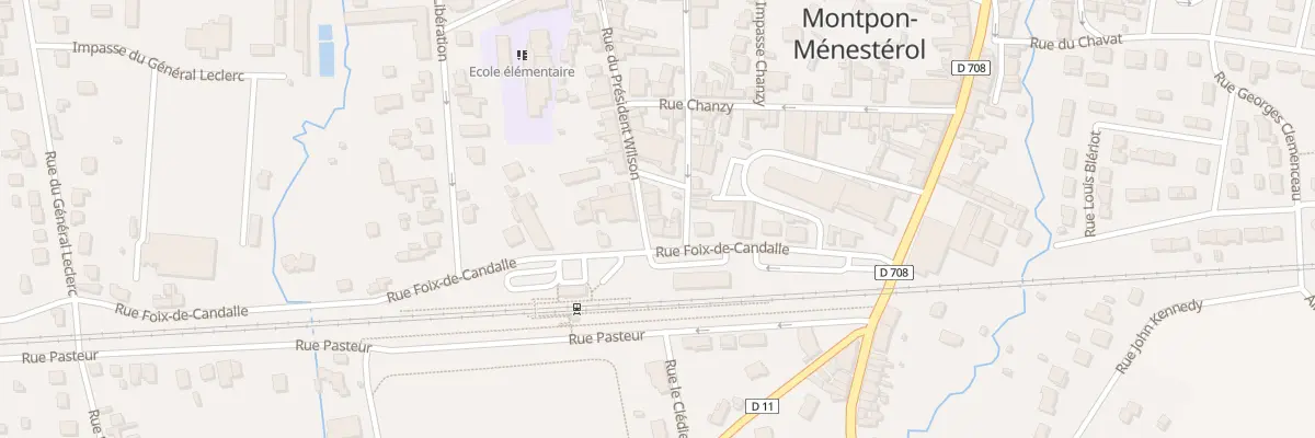 Plan du 48 Rue du Pdt Wilson à Montpon-Ménestérol