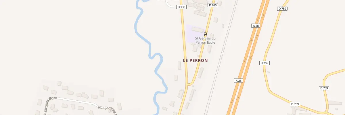 Plan du 23 Rue de la Liberation 12aout44 à Saint-Gervais-du-Perron