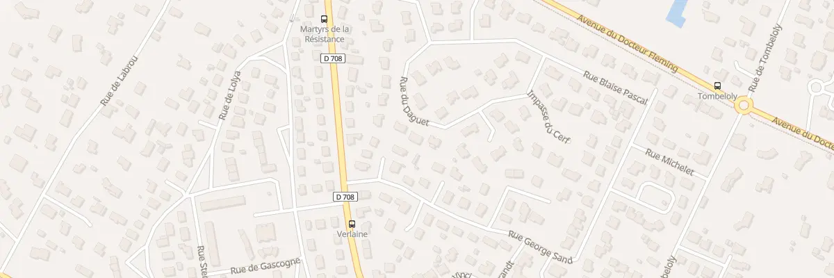 Plan du 30 Rue du Daguet à Marmande