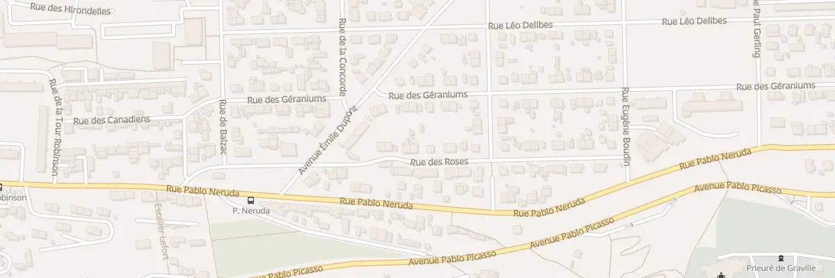Plan du 11 Rue des Roses au Havre