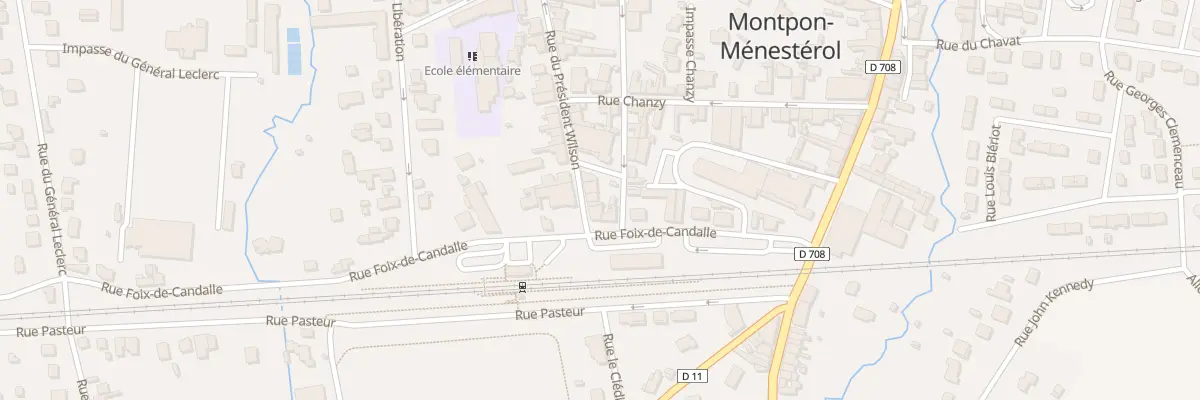 Plan du 46 Rue du Pdt Wilson à Montpon-Ménestérol