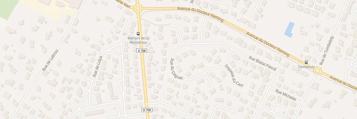 Plan du 9 Rue du Daguet à Marmande