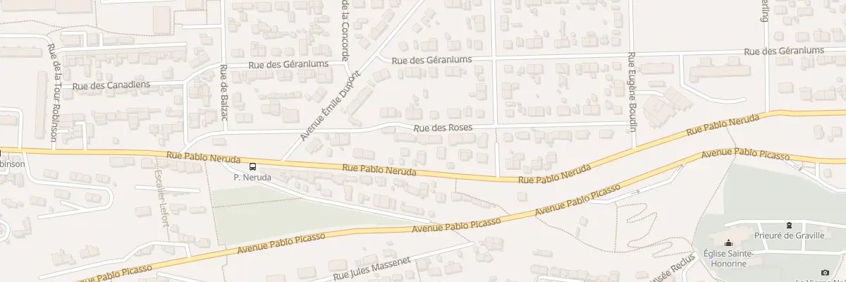 Plan du 20 Rue des Roses au Havre