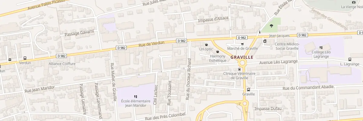 Plan du 33 Rue Doc Richard au Havre