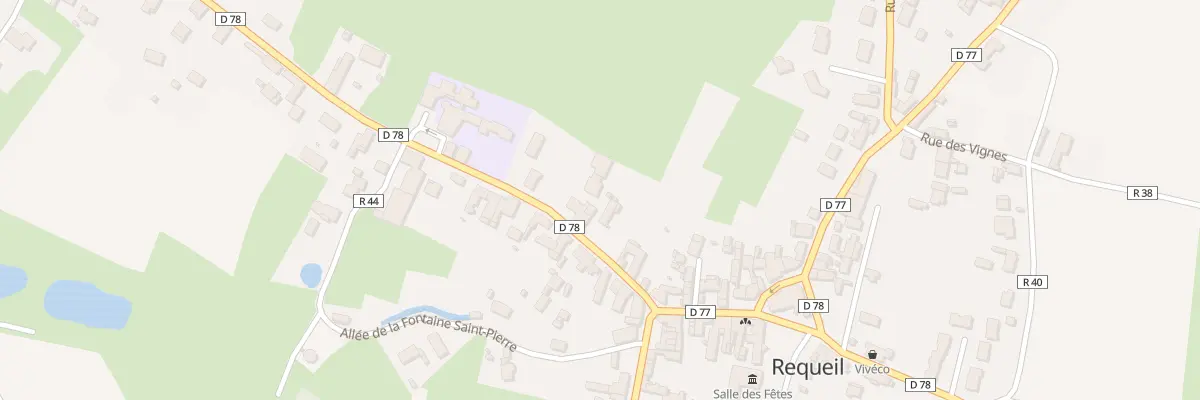 Plan du 7 Rue Jules Ferry à Requeil