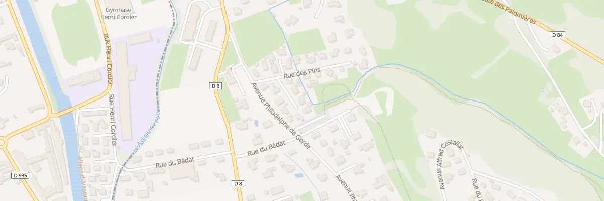 Plan du 14 Rue des Pins à Gerde