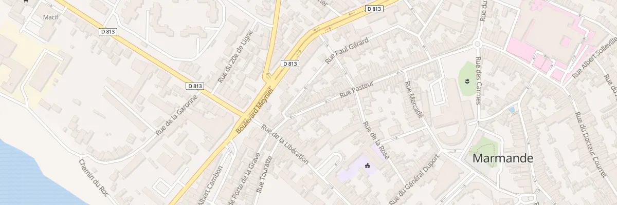 Plan du 21 Rue Pasteur à Marmande