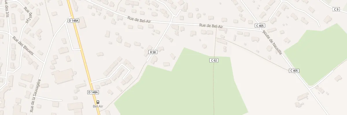 Plan du 7 All de Bel Air à La Bazoge