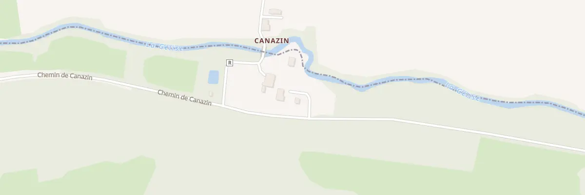 Plan du 668 Che de Canazin à Sainte-Maure-de-Peyriac