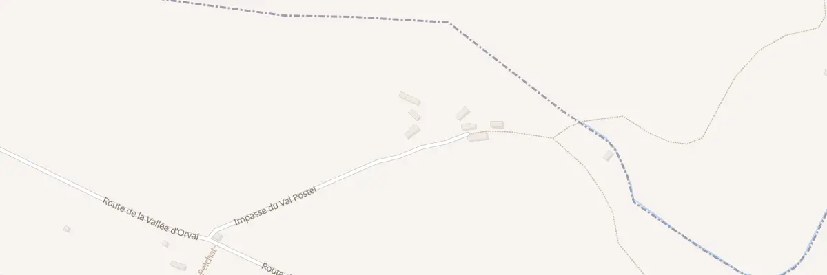 Plan du 1 Le Val Potel à Camembert