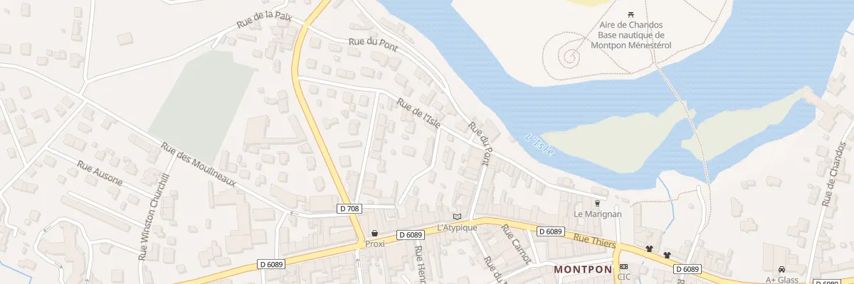 Plan du 29 Rue de l’Isle à Montpon-Ménestérol