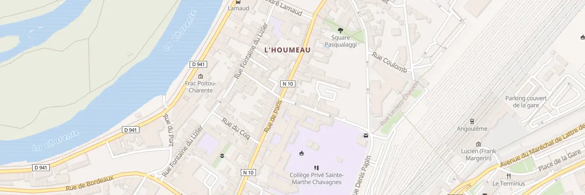 Plan du 167 Rue de Paris à Angoulême